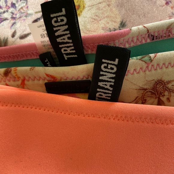 Two Triangl bikini bottoms with Triangl bags S Small - Picture 3 of 4